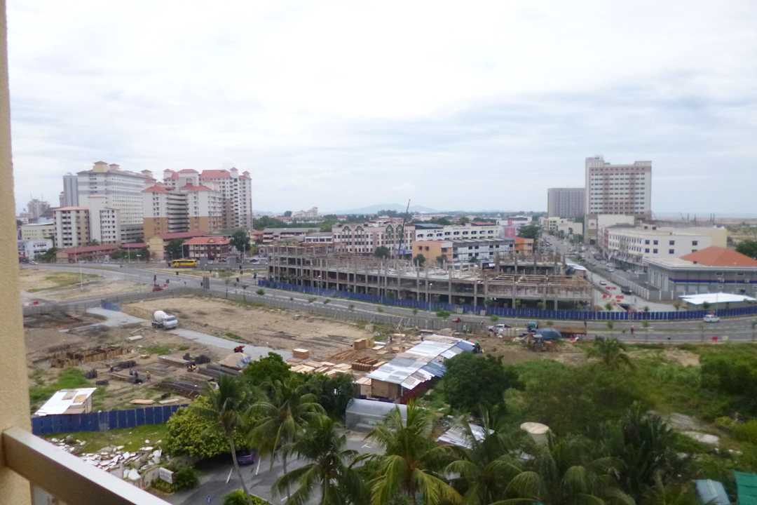 Zimmeraussicht auf Baustelle Hotel Primula Beach