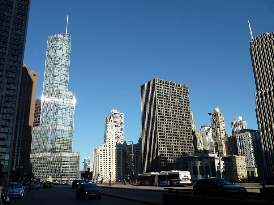 Blick Richtung Innenstadt Hotel Swissotel Chicago