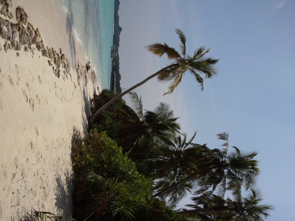 Schöner Strandabschnitt Kuramathi Maldives
