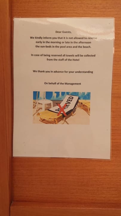 Lobby Hotel Serita Beach