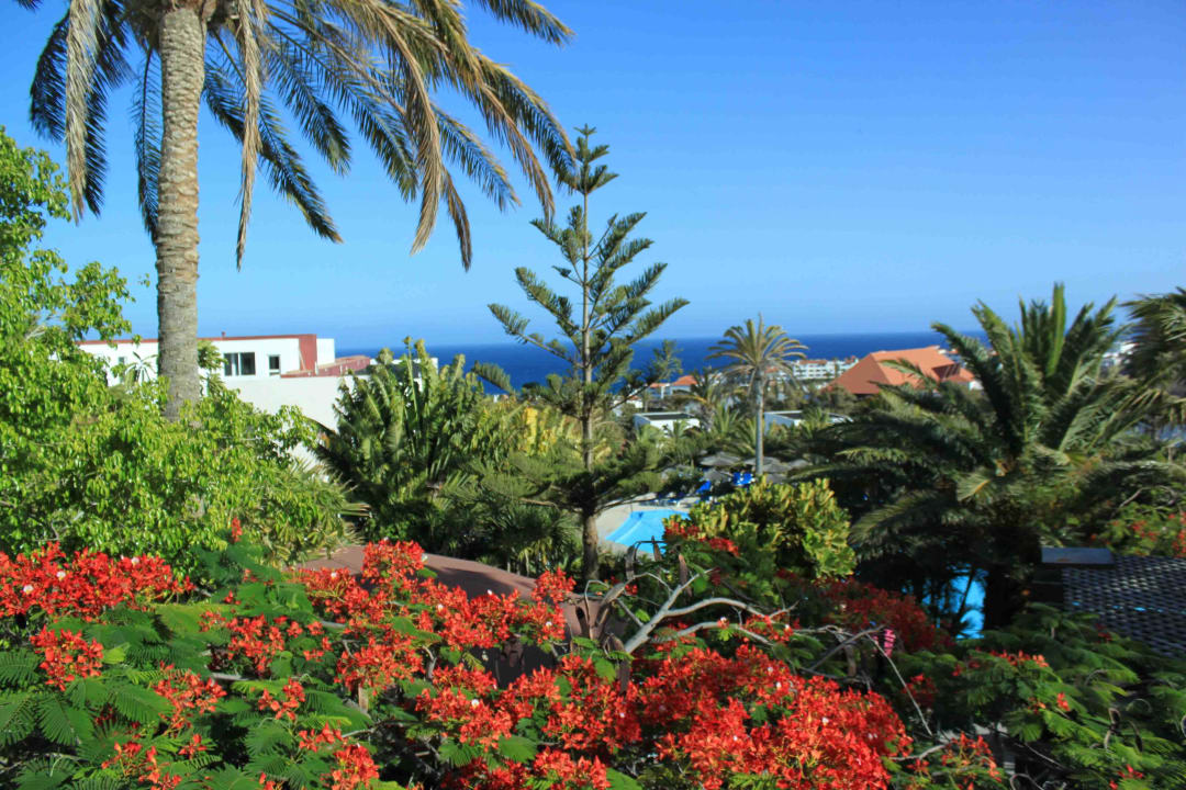Blick aus dem 1. Stock des Haupthauses allsun App.-Hotel Esquinzo Beach