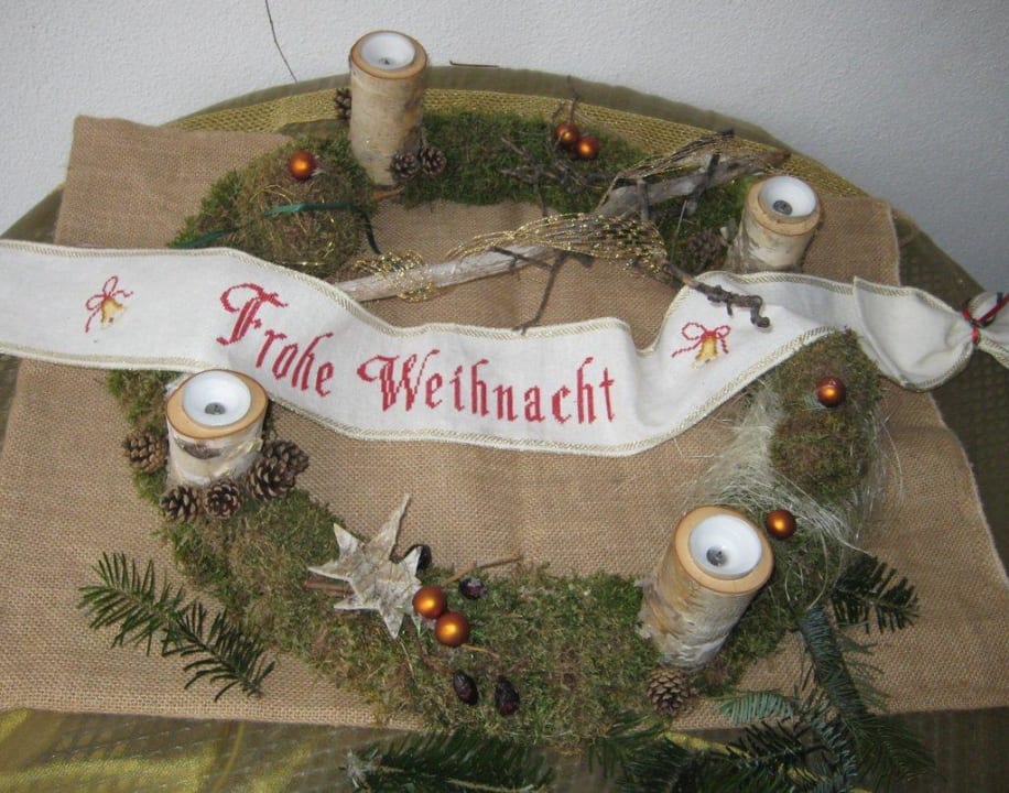Weihnachtliche Dekoration Vitalpina Hotel Schulerhof