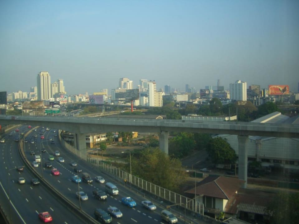Blick aus dem Fenster Hotel Bangkok Palace