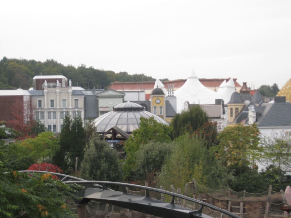Blick von unseren Balkon Hotel Matamba - Phantasialand Erlebnishotel