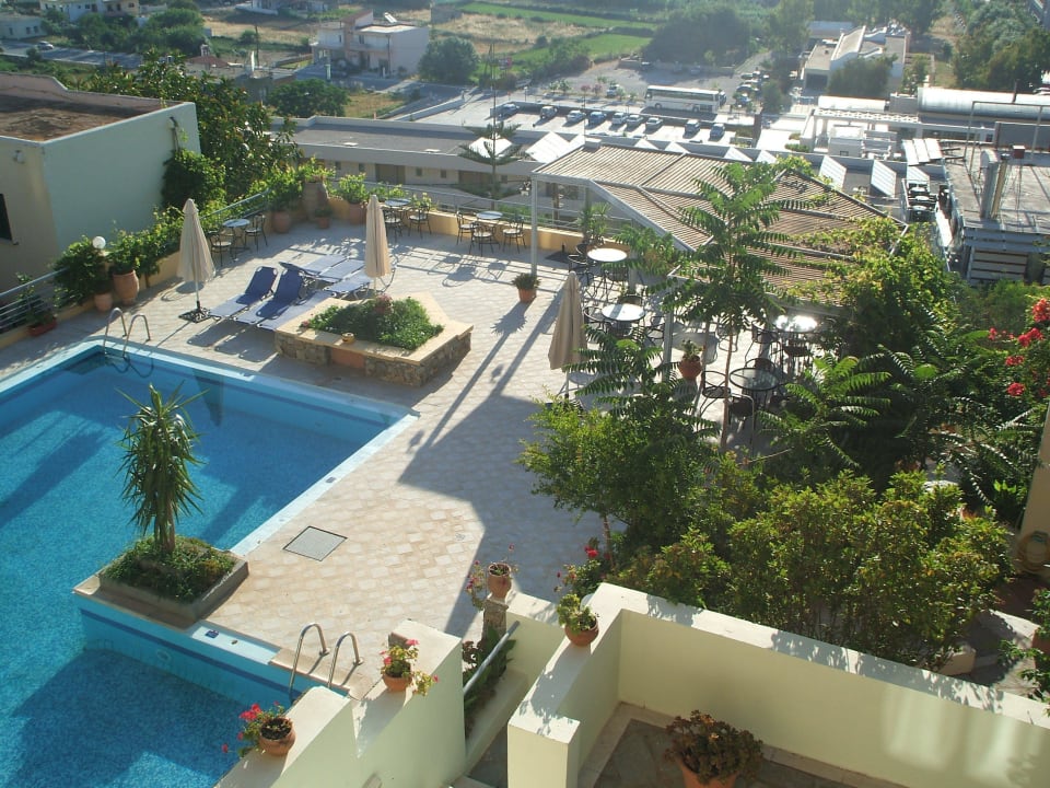 Blick vom Balkon Hotel Aphea Village