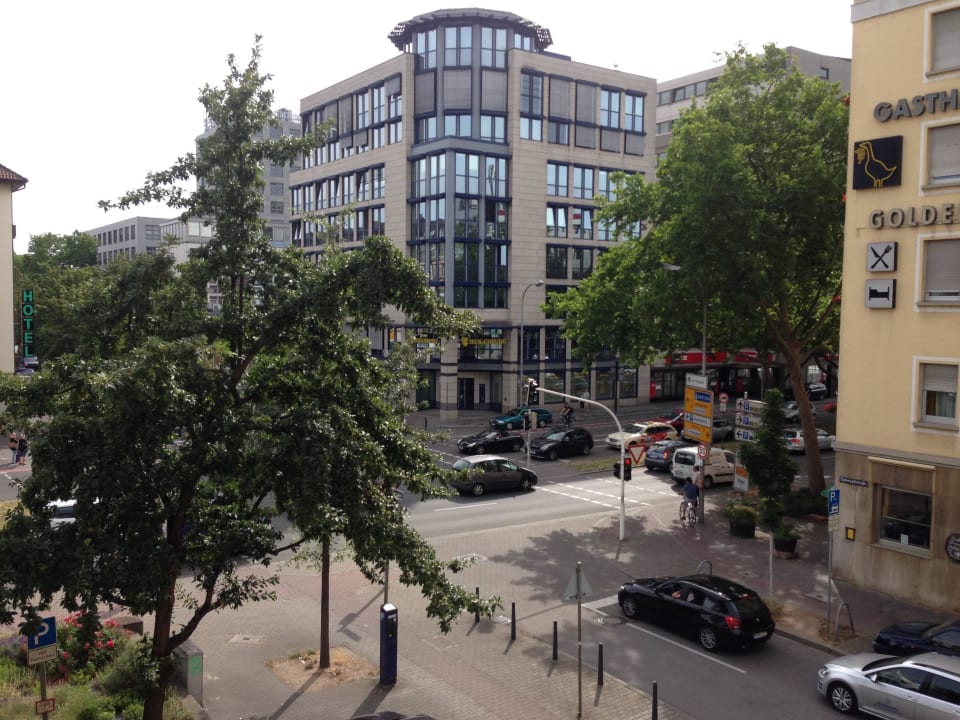 Blick aus dem Zimmer Hotel Am Bismarck