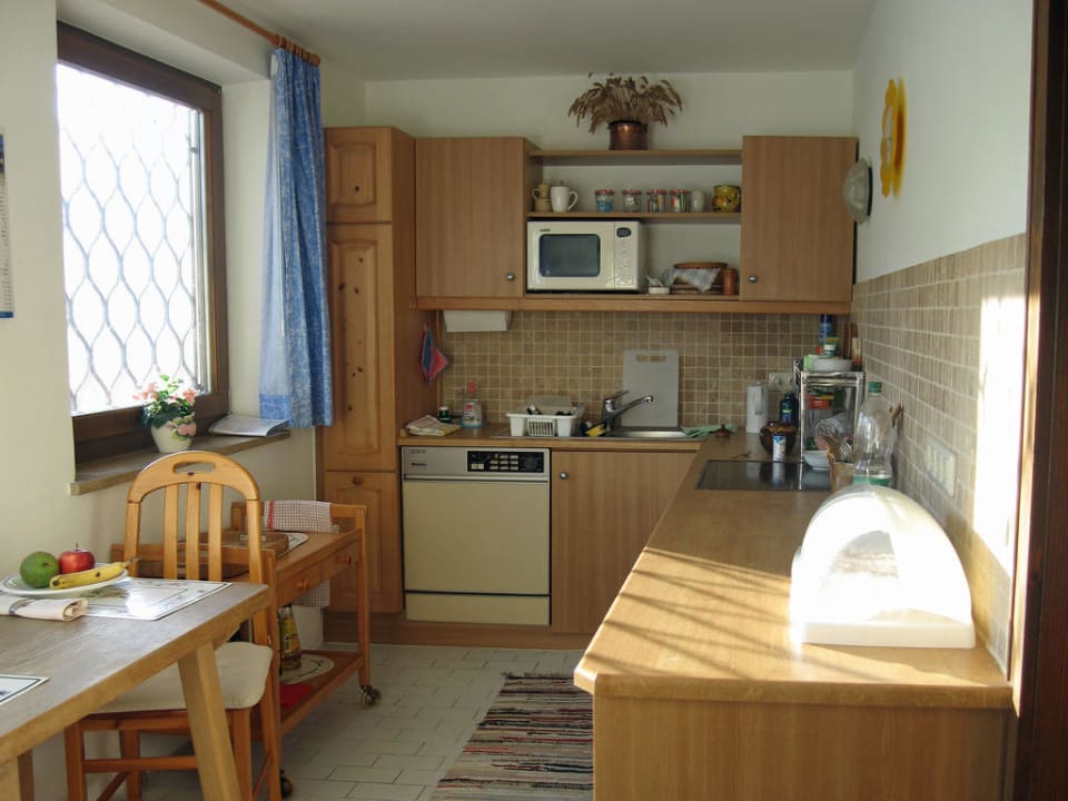 Die heimelige Wohnküche Ferienwohnung M + M Leitner
