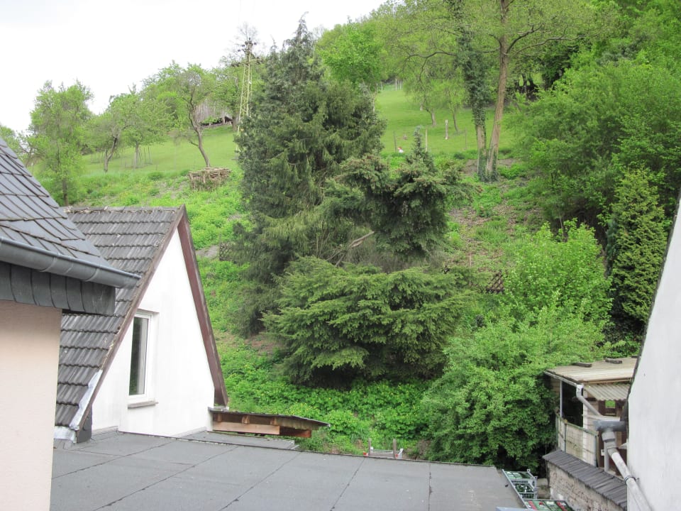 Dachterrasse zum Hang Pension Weingut Nuding