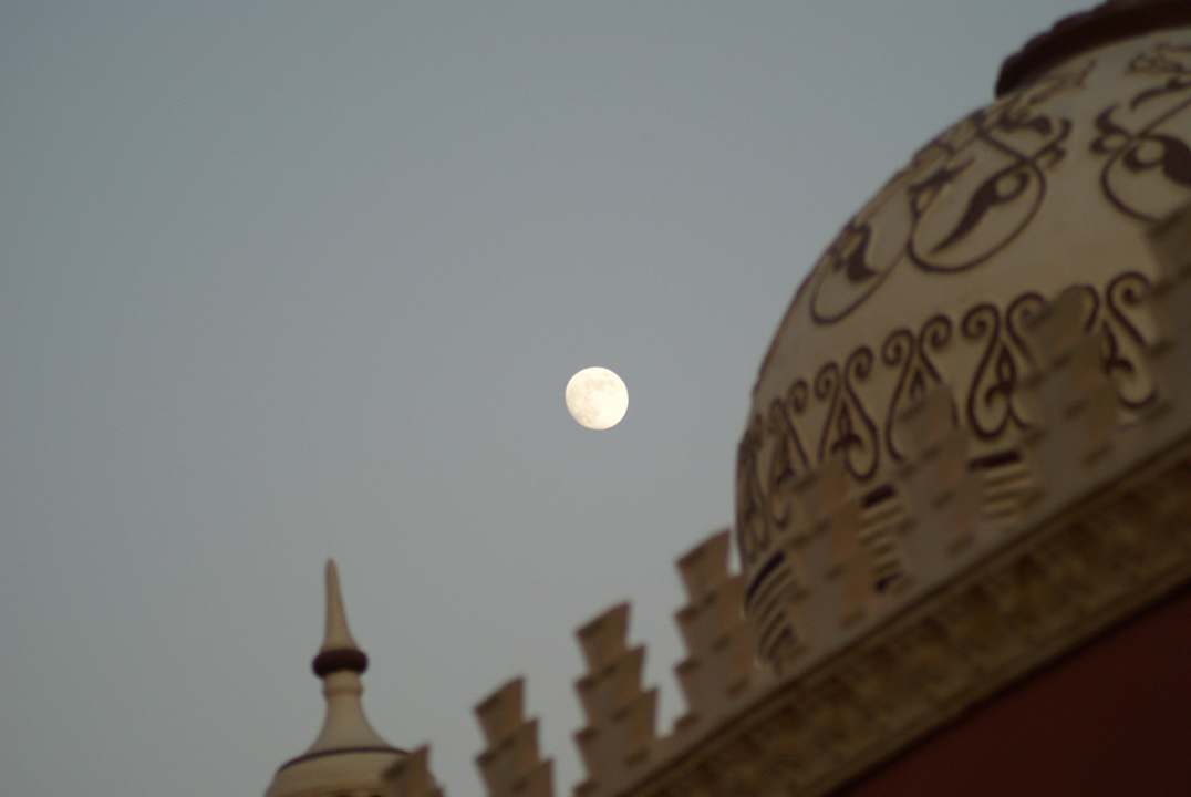 Przepiękne widoki wieczorem Pickalbatros Alf Leila Wa Leila Resort - Neverland Hurghada