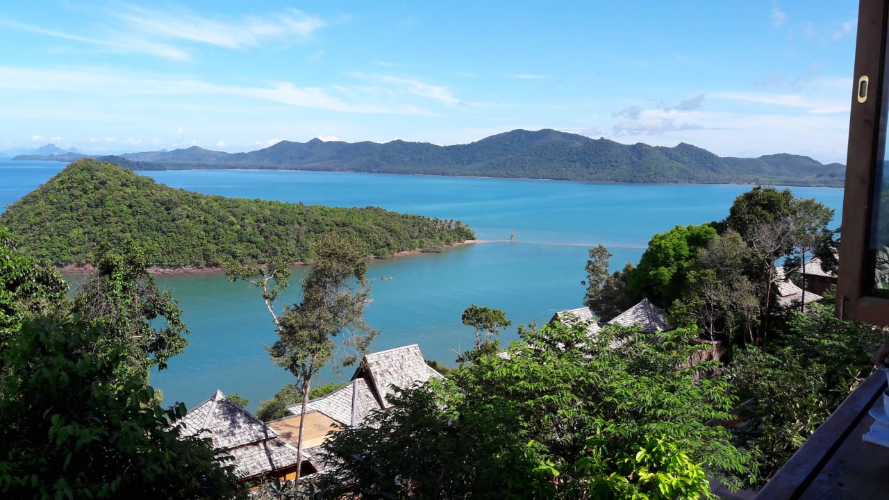Ausblick vom Frühstück, überragend! Santhiya Koh Yao Yai Resort & Spa