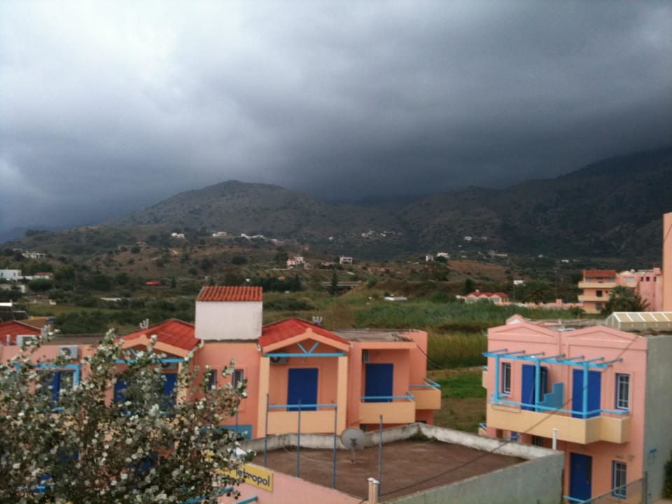 Aussicht vom Balkon Hotel Corissia Princess