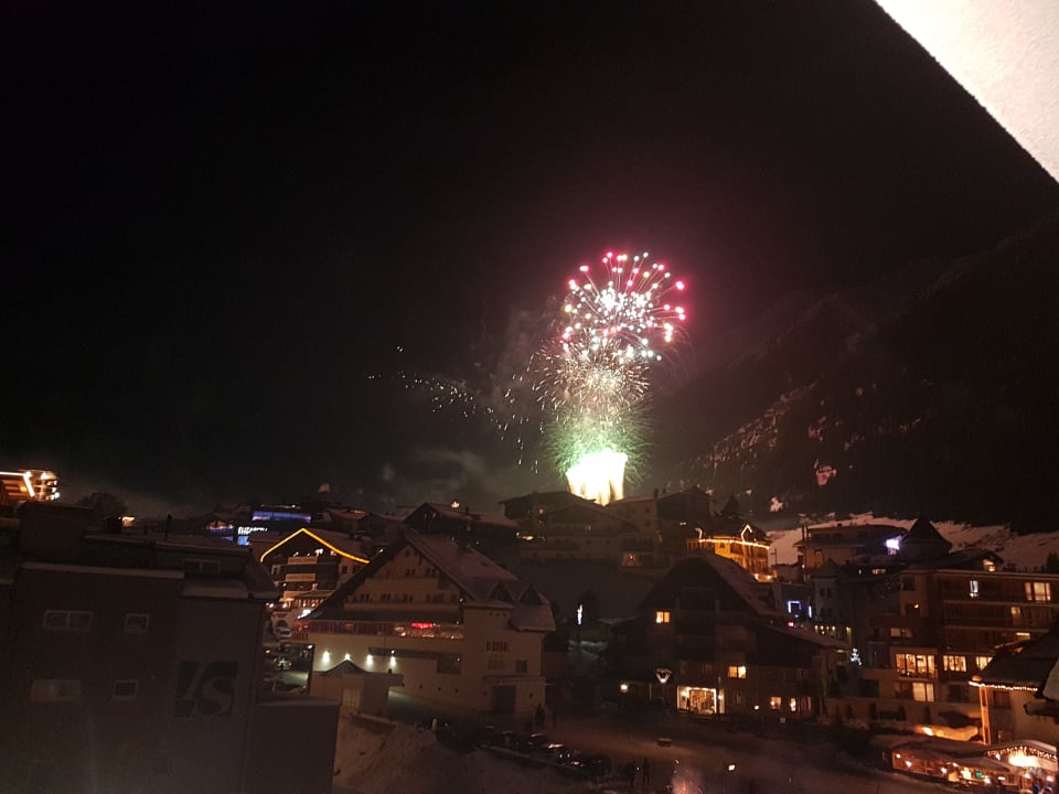 Ausblick Zimmer Feuerwerk Hotel Olympia