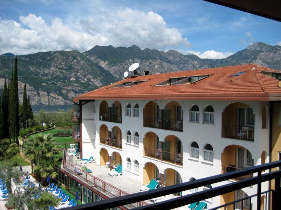 Blick nach rechts Hotel Majestic Palace