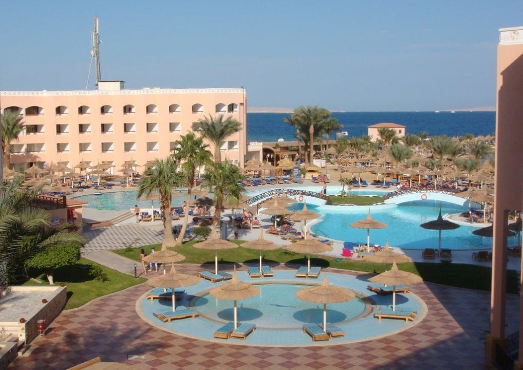 Вид с балкона номера Beach Albatros Resort