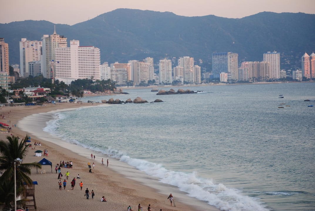 Blick vom Balkon Hotel Ritz Acapulco