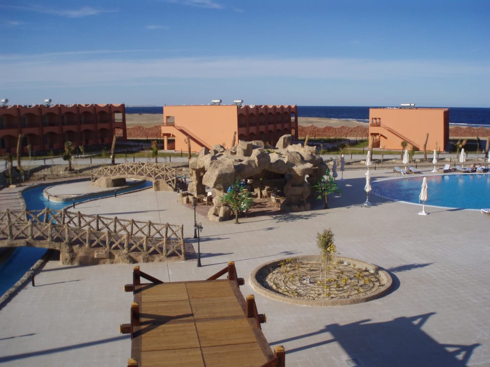 Von oben Three Corners Happy Life Beach Resort