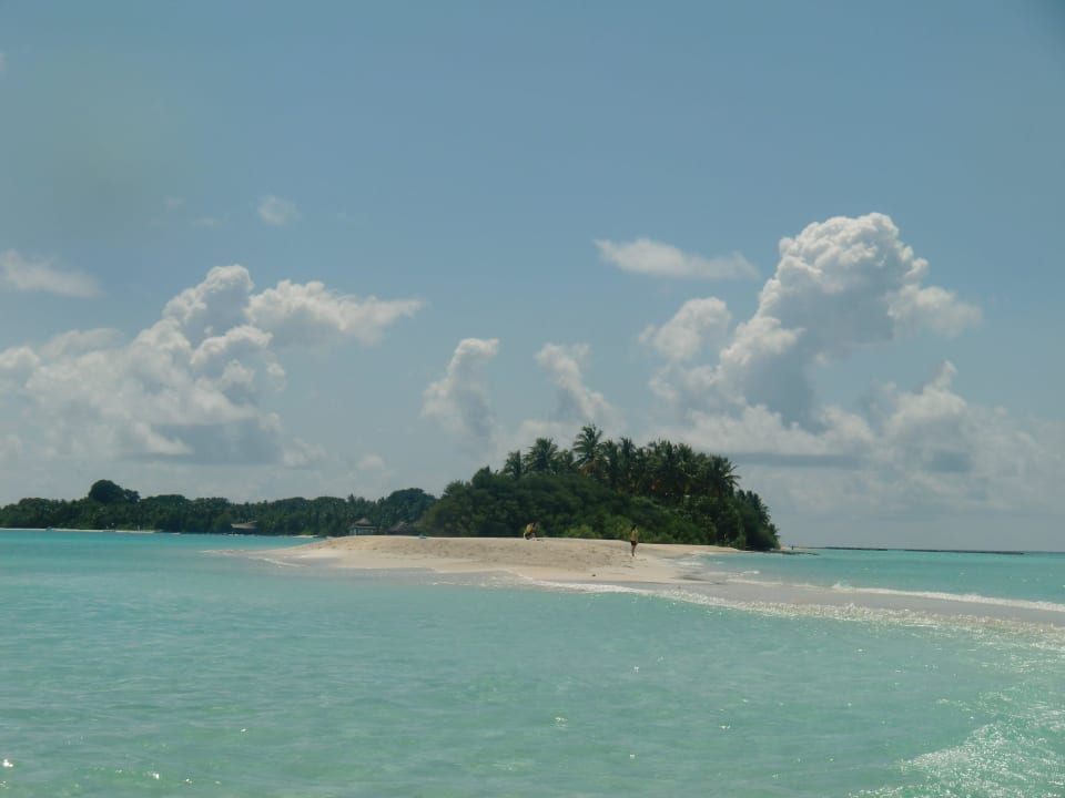 Auf der Sandbank  Kuramathi Maldives
