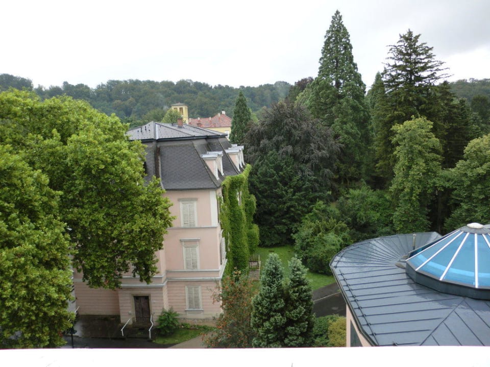 Blick vom Balkon Wellnesshotel Allmer