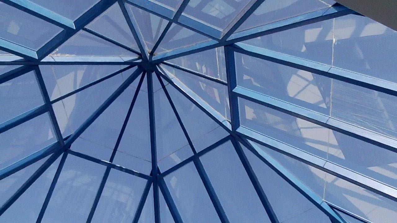 Pompöse Glaskuppel in der schönen Lobby Rodos Princess Beach Hotel & Spa