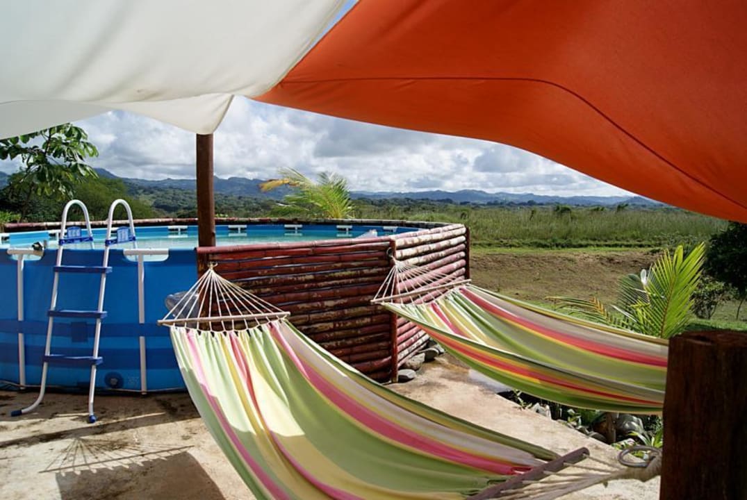 Hängematten am Pool Finca Buena Vista Las Lajas
