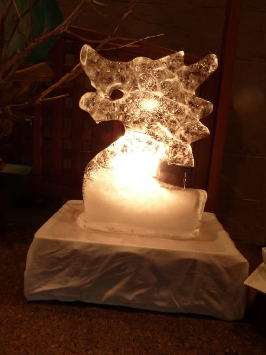 Deko chinesisches Buffet Kuramathi Maldives