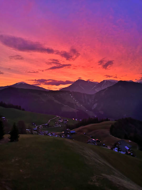 Ausblick Pensione Frapes