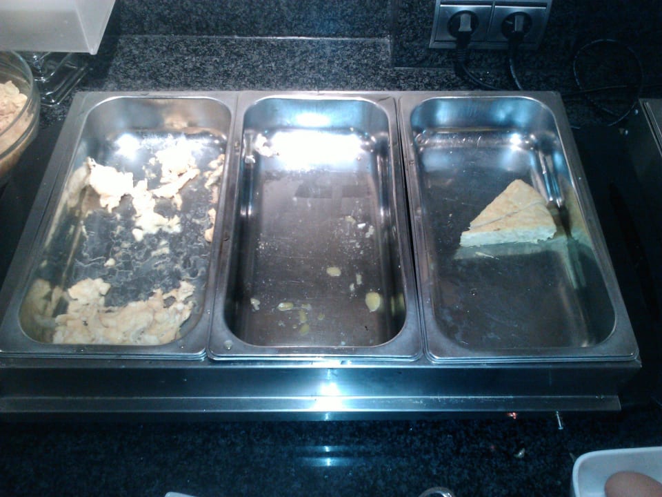 Tortillas und Rührei. 30min dieser Zustand Hotel Jerez Centro