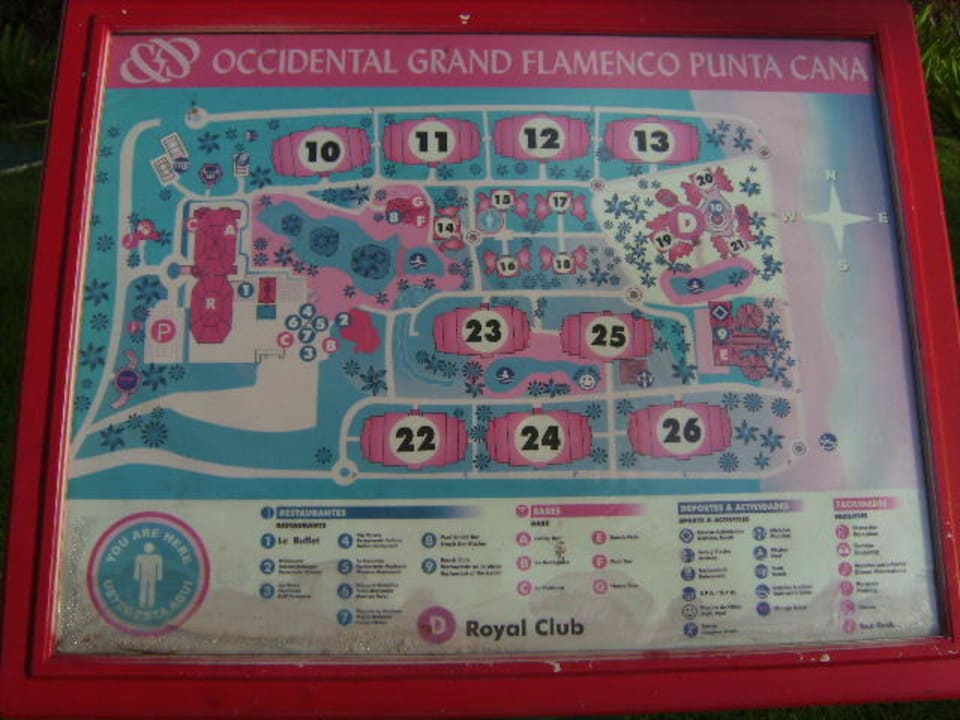 Orientierungsplan Occidental Punta Cana