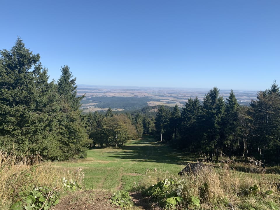 Ausblick Herberge Großer Inselsberg