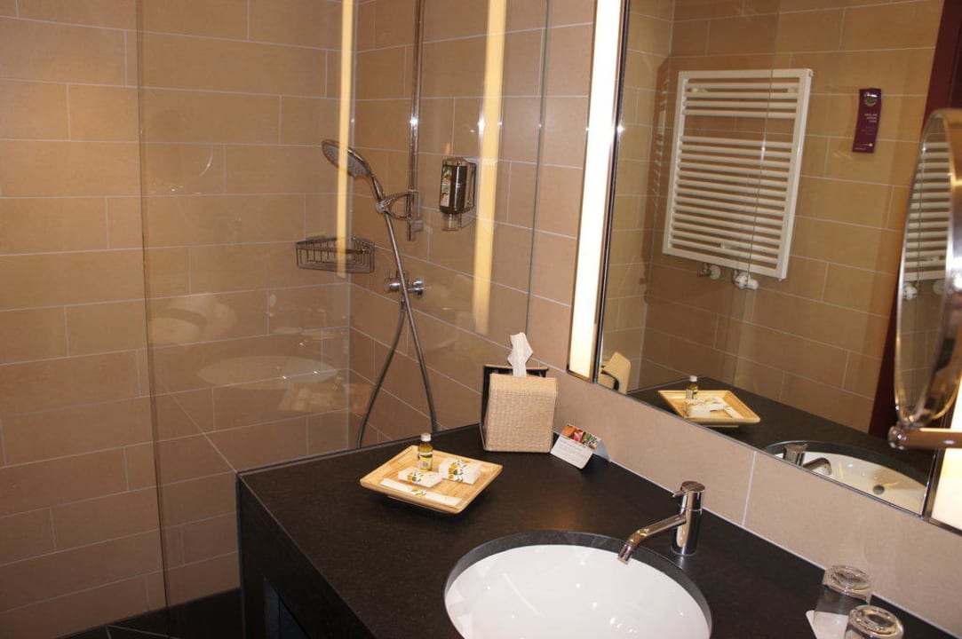 Badezimmer mit WC und Dusche AMERON Köln Hotel Regent