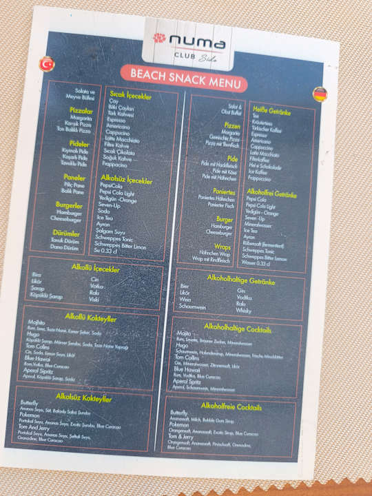 Strand allsun Numa Club Side