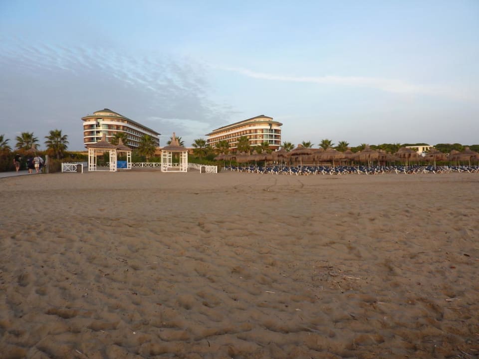 Blick vom Strand Voyage Belek Golf & Spa