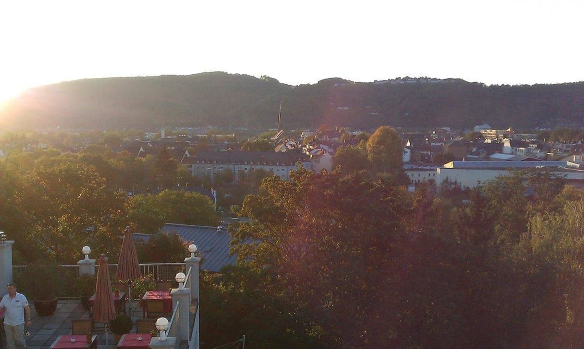 Aussicht vom Balkon Villa Hügel