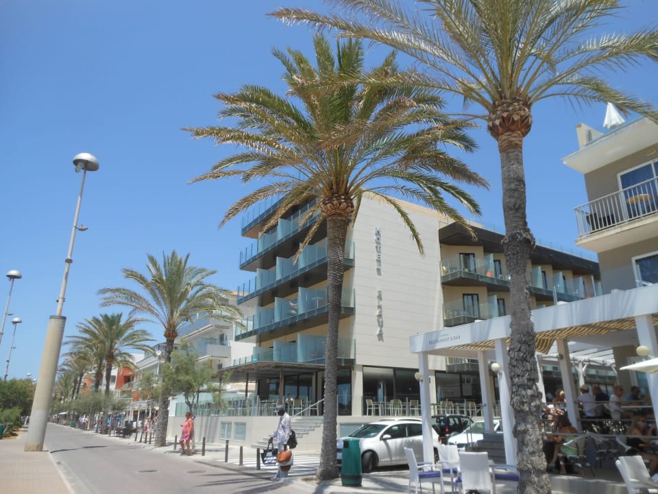 Hotel von der Promenadenseite Hotel Edén Palma Playa - Adults Only