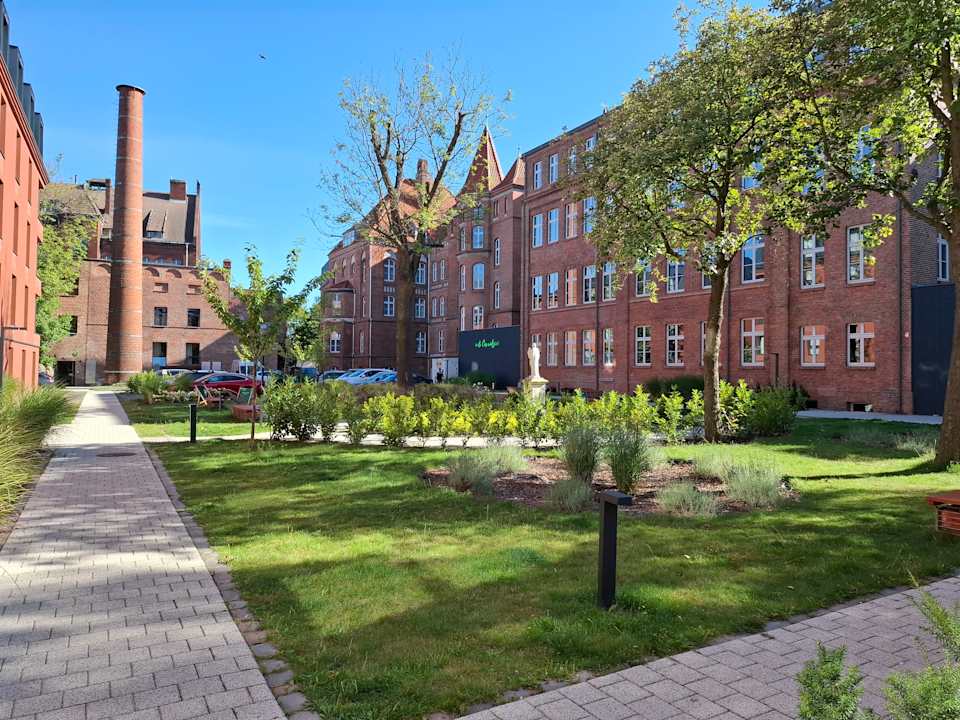 Außenansicht ARCHE Dwór Uphagena Gdańsk