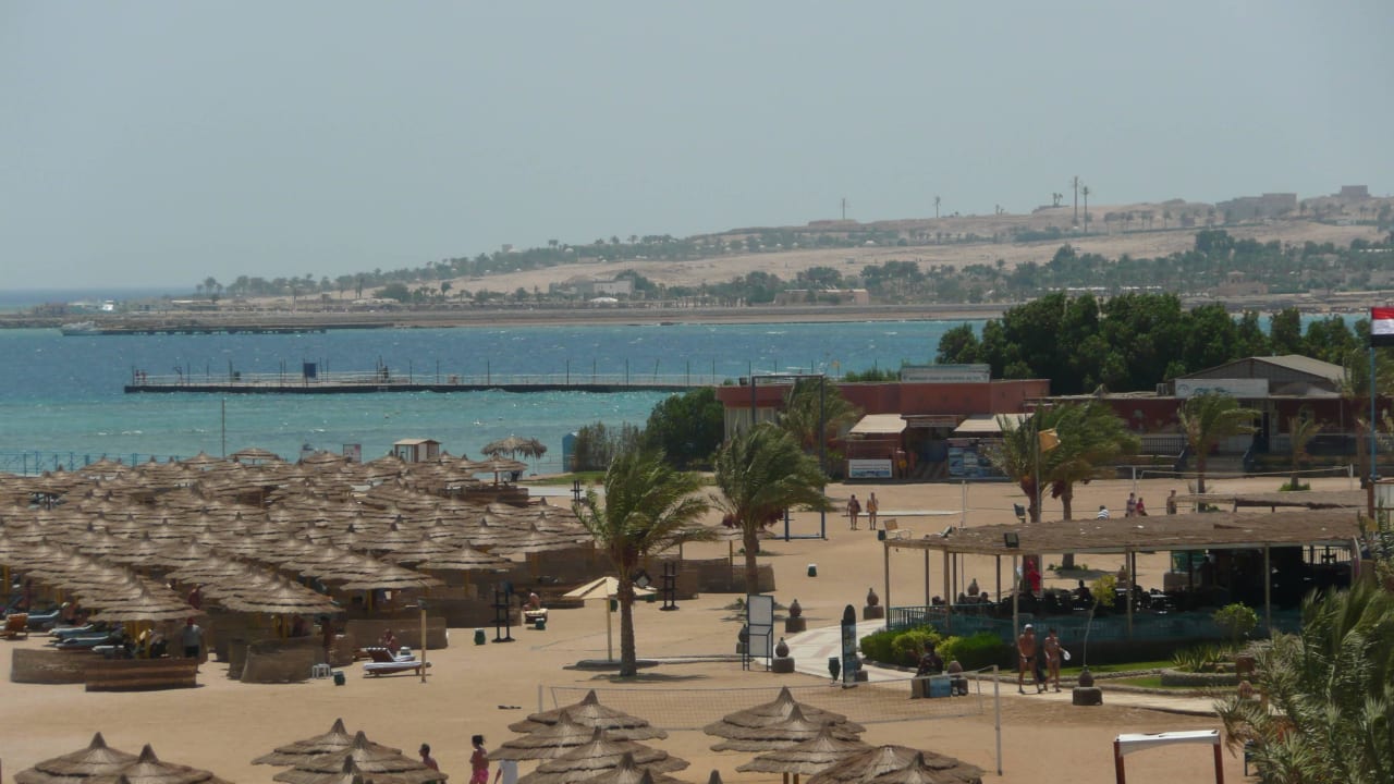 Ausblick von einer Rutsche JAZ Aquamarine Resort