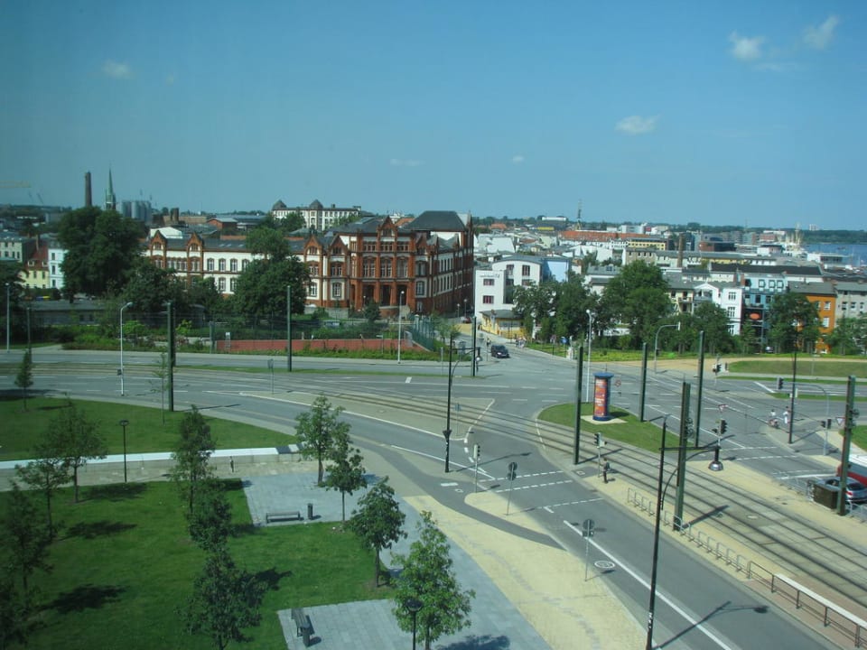 Blick aus dem Zimmer ScanHotels City Rostock