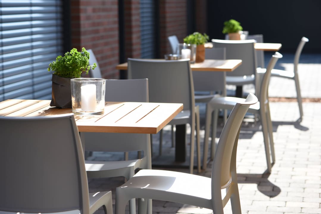 Außenterrasse Steverbett  Hotel