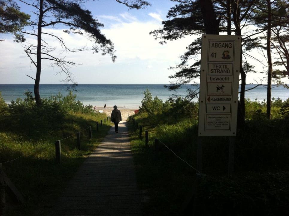 Blick vom Hotel zum Strand IFA Rügen Hotel & Ferienpark