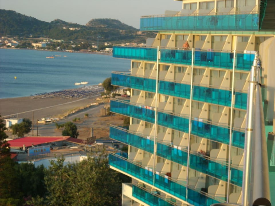 Blick vom Balkon Hotel Calypso Beach