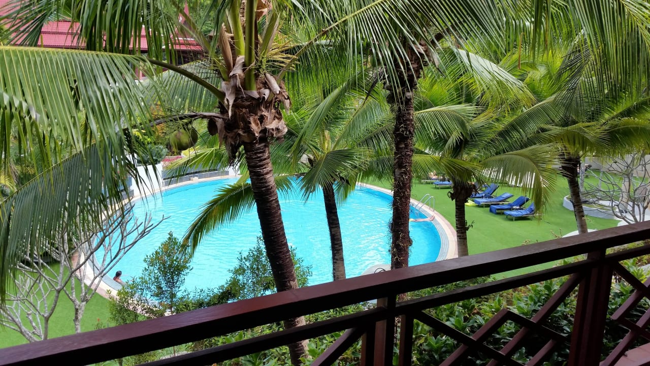 Blick vom Balkon Chada Thai Village Resort