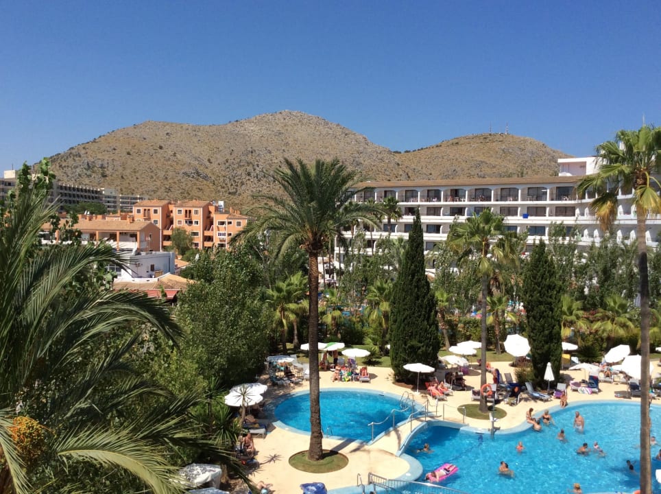 Aussicht vom Balkon JS Hotel Sol de Alcudia