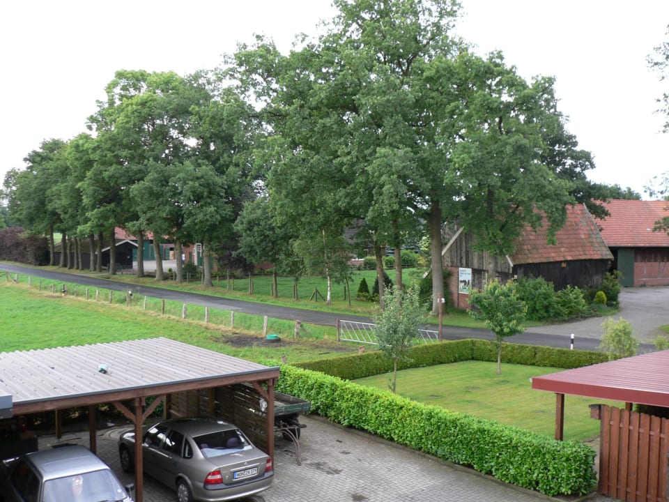 Blick aus dem Zimmer Landgasthaus Niermann