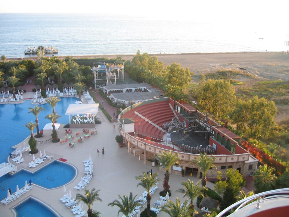 Sicht aus dem 8. Stock Hotel Delphin Palace