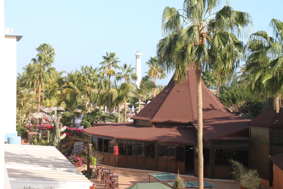 Zimmer 280 , Blick nach links , Richtung Pool  IFA Altamarena by Lopesan Hotels