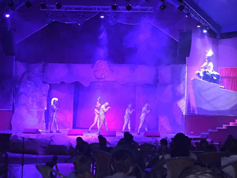 König der Löwen Show Iberostar Selection Hacienda Dominicus