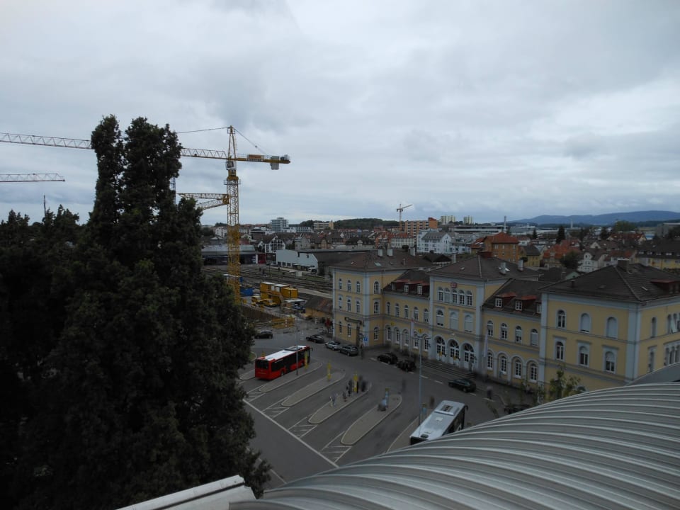 Ausblick von Dachterrasse SEEhotel Friedrichshafen