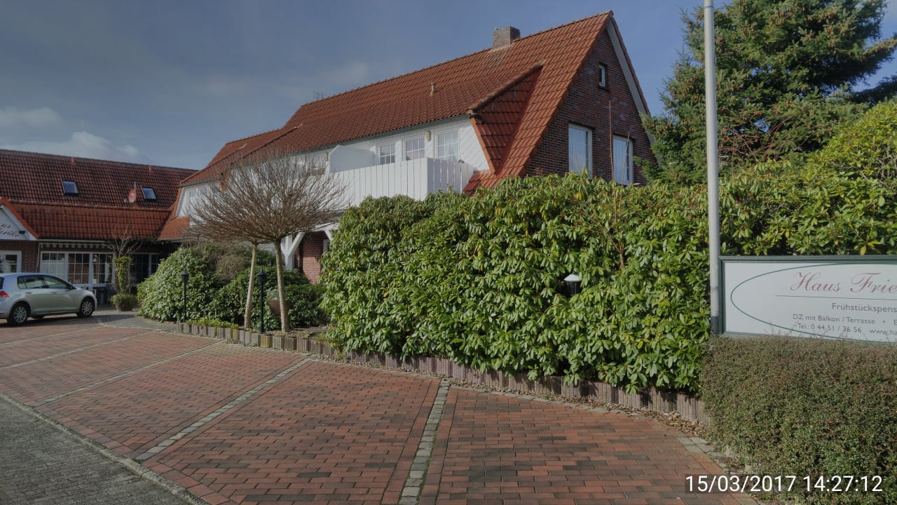 Außenansicht Frühstückspension Haus Friederike