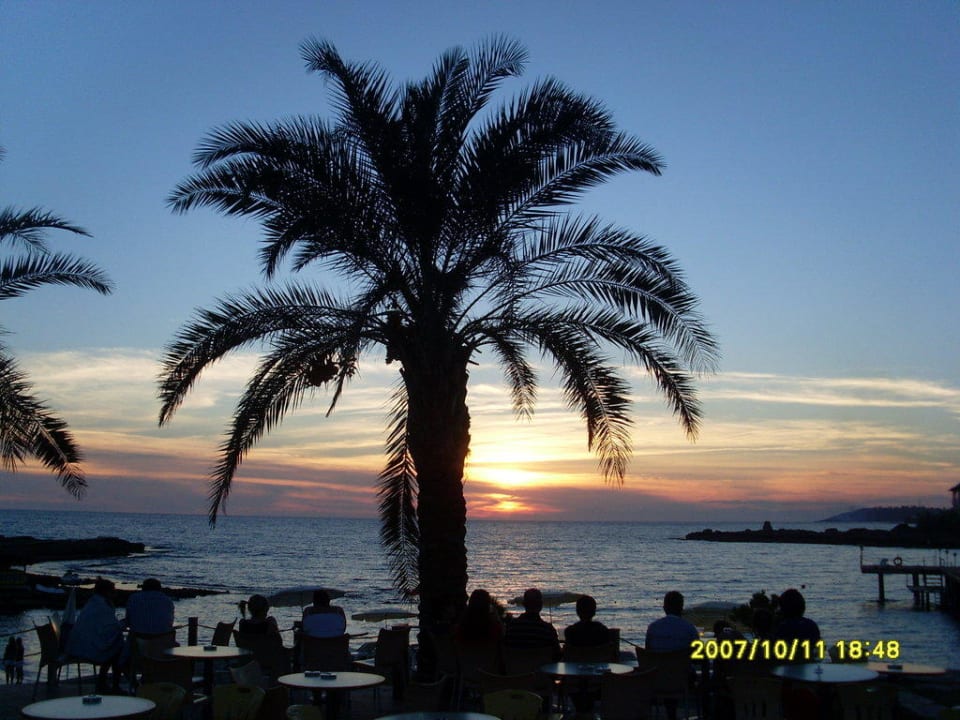 Toller Sonnenuntergang Oz Hotels Incekum Beach
