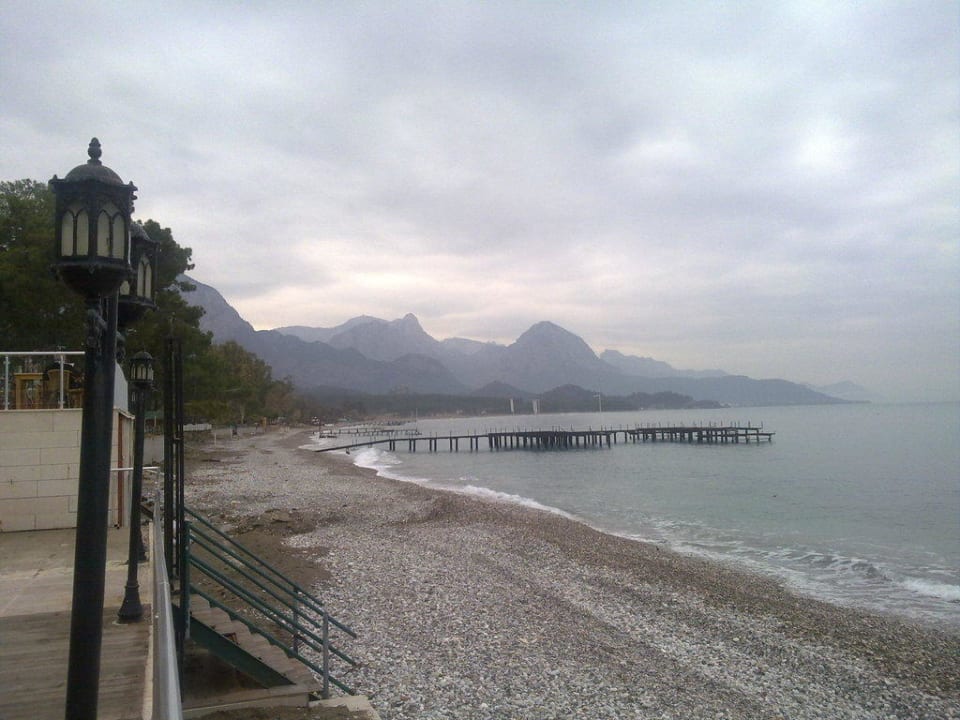Blick von der Strandterrasse Orange County Kemer